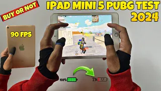 IPAD MINI 5 PUBG TEST WITH RECORDING 2024 FULL HD4K GRAPHICS 🔥 IPHONE 15 PRO MAX 120 FPS😮 UPDATE 3.0