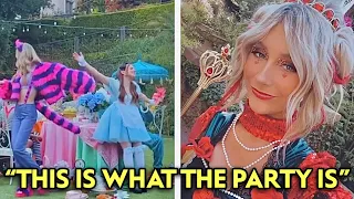 The "Tea Party" music video behind the scenes with Piper!