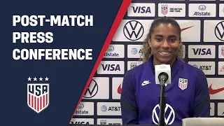 POST-MATCH REACTION: Catarina Macario | USWNT vs. Colombia | Jan. 22, 2021