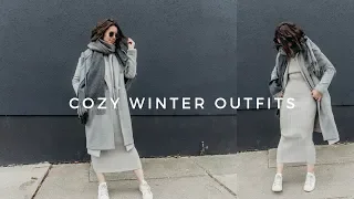 COZY OUTFIT IDEAS | comfy, casual fall/winter outfit ideas (2018) ❄️