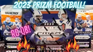 RC QB Parallel! 2023 Panini Prizm Football Mega Box and 2 Value Packs!