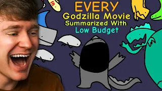 Reacting to Every GODZILLA MOVIE Summarized in LOW BUIDGET!