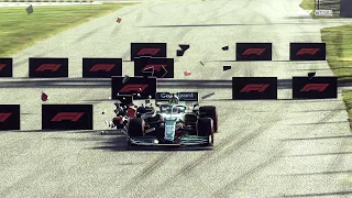 How BIG Of A Penalty Do You Get If You Take Monza T1 Run Off FLAT? | F1 2021