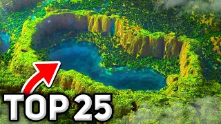 TOP 25 BEST NEW SEEDS For BUILDING In MINECRAFT 1.20! (Bedrock & Java)