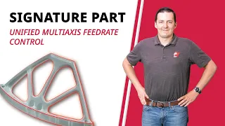 Unified Multiaxis Feedrate Control | Mastercam 2023 Signature Parts