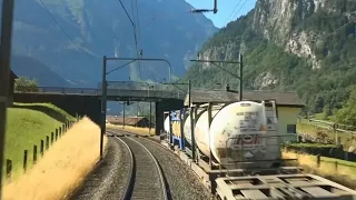 Führerstandsfahrt Gotthard Bergstrecke 30. Juni 2015 Arth Goldau   Locarno