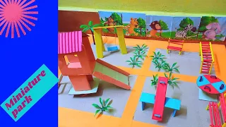 park model/ school project model/how to do miniature park/park Navaratri golu/Navaratri golu theme