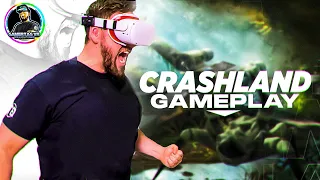 FIGHTING TO SURVIVE!! Crashland Gameplay Oculus Quest 2