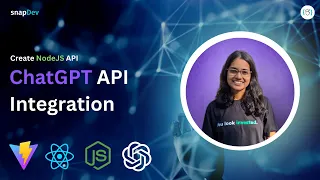 ChatGPT API Integration using React and NodeJS | ChatGPT MERN Stack App | SnapDev
