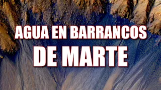 AGUA LIQUIDA EN LOS BARRANCOS DE MARTE?