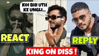 KING REPLY ON DISS TRACK | REACT ON EMIWAY INDEPENDENT TRACK | RAFTAAR REPLY