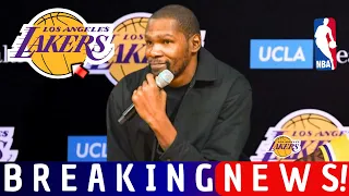 BOMBASTIC SURPRISE! KEVIN DURANT ON THE LAKERS! EXCHANGE IS CONFIRMED! SHAKES NBA! LAKERS NEWS!