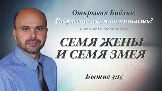 Семя жены и семя змея. Быт. 3:15.