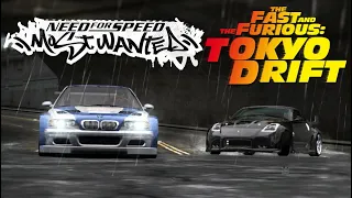 Bmw M3 GTR vs DK Nissan 350Z (From Tokyo Drift)