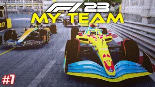 F1 23 My Team Career Part 7: NEW CAR LIVERY FOR MyTEAM! THE SLOWEST CAR AT THE MONACO GRAND PRIX