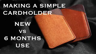 Making a Handmade Pueblo Simple Cardholder + New vs 6 Months Use Compare