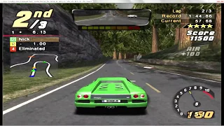 Need For Speed: Hot Pursuit 2 - Lamborghini Diablo - Ultimate Racer 22 (COPS) (Pcsx2 - PS2)