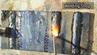 The fastest way to learn stick welding with a Easy Trick || Welding Technique
