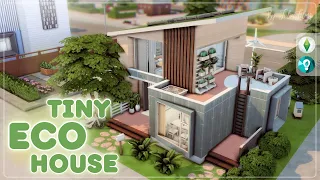 Крошечный эко дом💚│Строительство│Eco Tiny House│SpeedBuild│NO CC [The Sims 4]