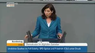 Bundestagssitzung - Demokratie im digitalen Zeitalter am 14.02.2014