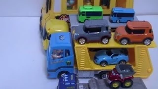 또봇 타요 로보카폴리 캐리어카 장난감 Tobot Tayo The Little Bus Robocar Poli  Car Carrier Toys
