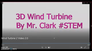 3D Wind Turbine Scenes Video - SketchUp - Recording #92