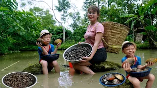 Harvest stone crabs, stream frogs, pond snails - go to the market to sell goods with the orphan boy