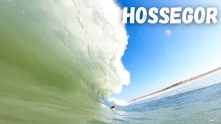 SURF À HOSSEGOR DANS DES BOMBES (les vagues étaient vrmt folles)