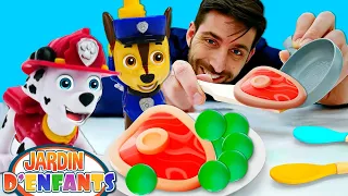 Vidéo éducative : Jardin d'enfants avec les jouets du dessin animé  "La Pat Patrouille"