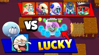 INSANE LUCKY GUS TRAP BAD LUCK BRAWLERS 😂 Brawl Stars Funny Moments & Wins & Fails & Glitches ep.886