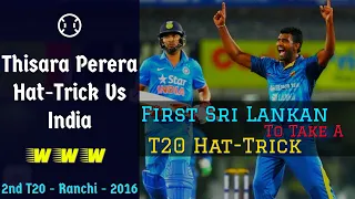 Thisara Perera Hat-Trick Vs India | First Sri Lankan To Take A Hat-Trick In T20 International