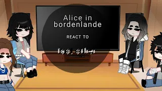 //🃏♥️♣️Alice in bordenlande react to each other ♠️♦️//[gacha nox]short:1/?