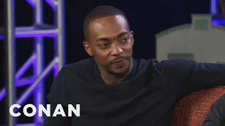 Anthony Mackie Tried To Recreate The "Guardians Of The Galaxy Vol. 2" Music Video | CONAN on TBS