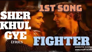 Sher Khul Gaye (lyrics Song) |Hrithik Roshan,Deepika Padukone |Vishal Sheykhar |Bhushan K(FIGHTER)28