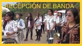 RECEPCION DE BANDA FEMENIL KAUX EN UNA COMUNIDAD CHINANTECA