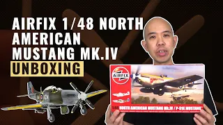Airfix | 1/48 North American Mustang Mk.IV Unboxing | #askHearns