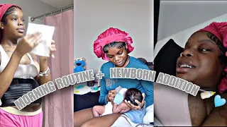 MORNING ROUTINE + NEWBORN ADDITION !