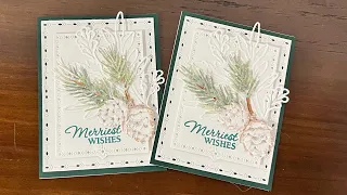 The Greetery Pine Bough | In and Out Branch | Nordic Frames Christmas Card Assembly Instructions