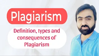 Lec#10 | Plagiarism | Scientific Misconduct| Types of Plagiarism | #plagiarism | Urdu/Hindi