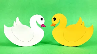 Paper Duck Easy | Paper Duck Craft | Craft Train