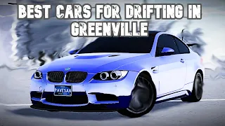 BEST CARS FOR DRIFTING AND DONUTS IN GREENVILLE! | Roblox Greenville