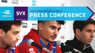 Post-Race Press Conference - 2019 FWD Sanya E-Prix | ABB FIA Formula E Championship