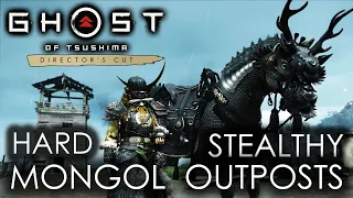 ALL MONGOL OUTPOSTS – GHOST OF TSUSHIMA Director’s Cut (IKI Island DLC) Stealthy Hard Walkthrough #4