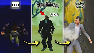 SECRET GLITCHES in GTA Games (Evolution)