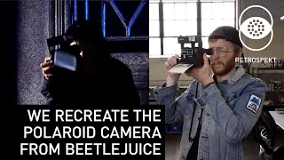 We recreate Winona Ryder's crazy Polaroid Sun 660 cameras from Tim Burton's Beetlejuice!