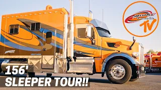 Car Hauler Big Rig Luxury Tour- Custom 19 Peterbilt 567 with 156" ARI Legacy Sleeper- RCI Cribs EP2