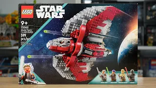 LEGO Star Wars 75362 AHSOKA TANO'S T-6 JEDI SHUTTLE Review! (2023)