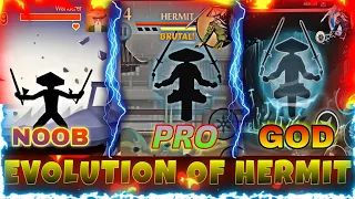 Evolution Of Hermit From Shadow Fight 1-5