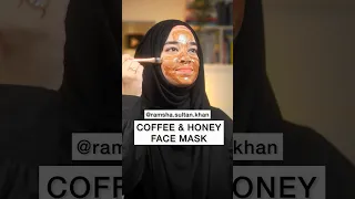 Coffee & Honey FaceMask⭐️ Best Face Mask at Home ⭐️ #shorts #ramshasultan #facemask #diy #skincare