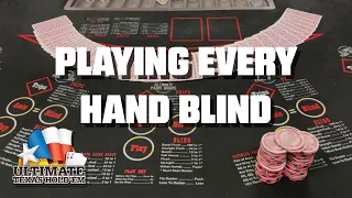 I played Ultimate Texas Hold'em blind every hand, here's what happened